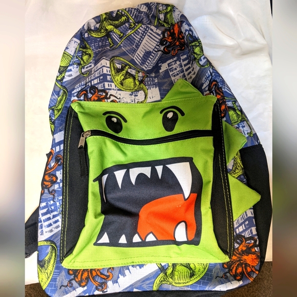 Mad Maverick Reboot Youth Kids Dinosaur Backpack - Picture 2 of 12